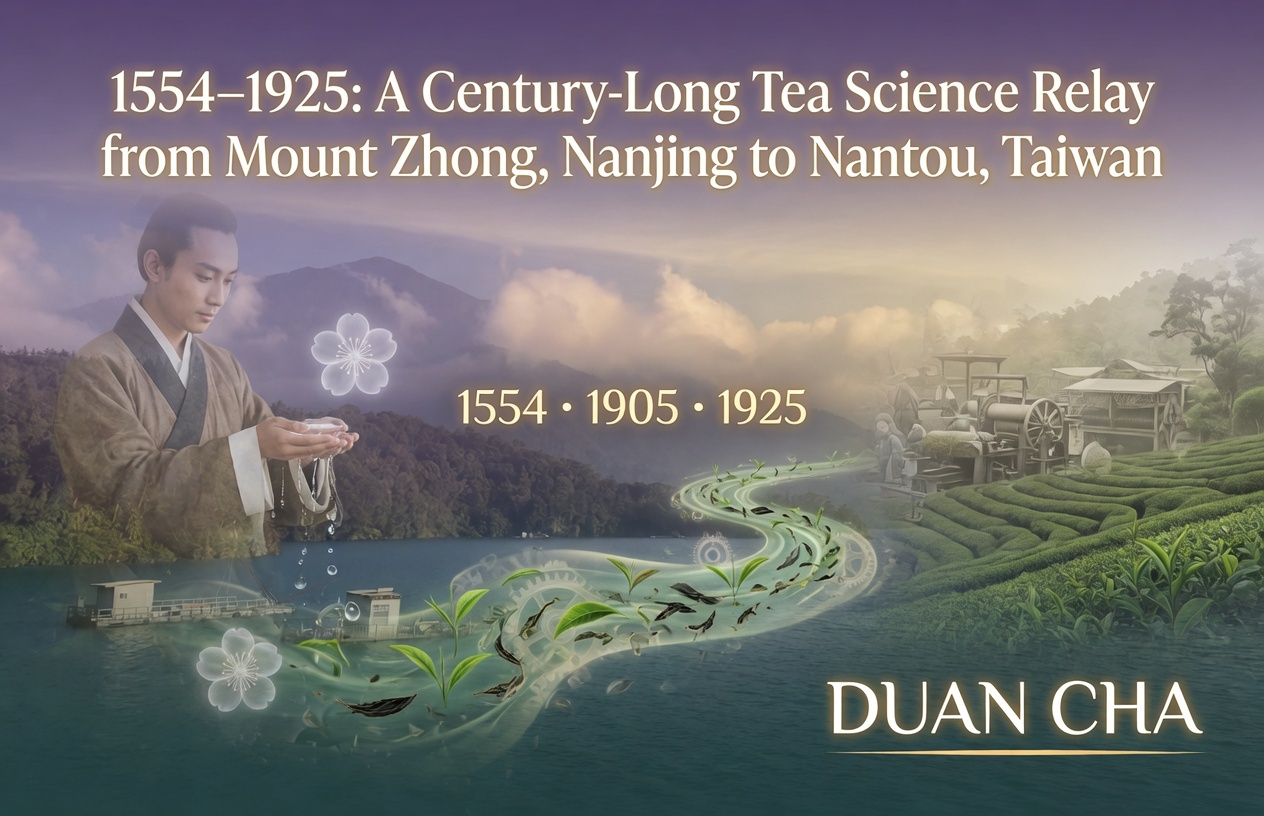1554–1925 A Century-Long Tea Science Relay from Mount Zhong, Nanjing to Nantou, Taiwan  DUAN CHA